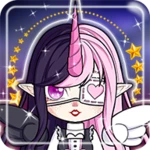 magical girl dress up: magical android application logo